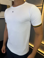 T-shirt com Punho - Branca