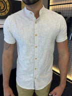 Camisa Gola Padre Bordada