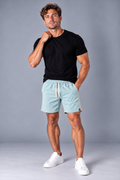 Short Linho - Azul Piscina