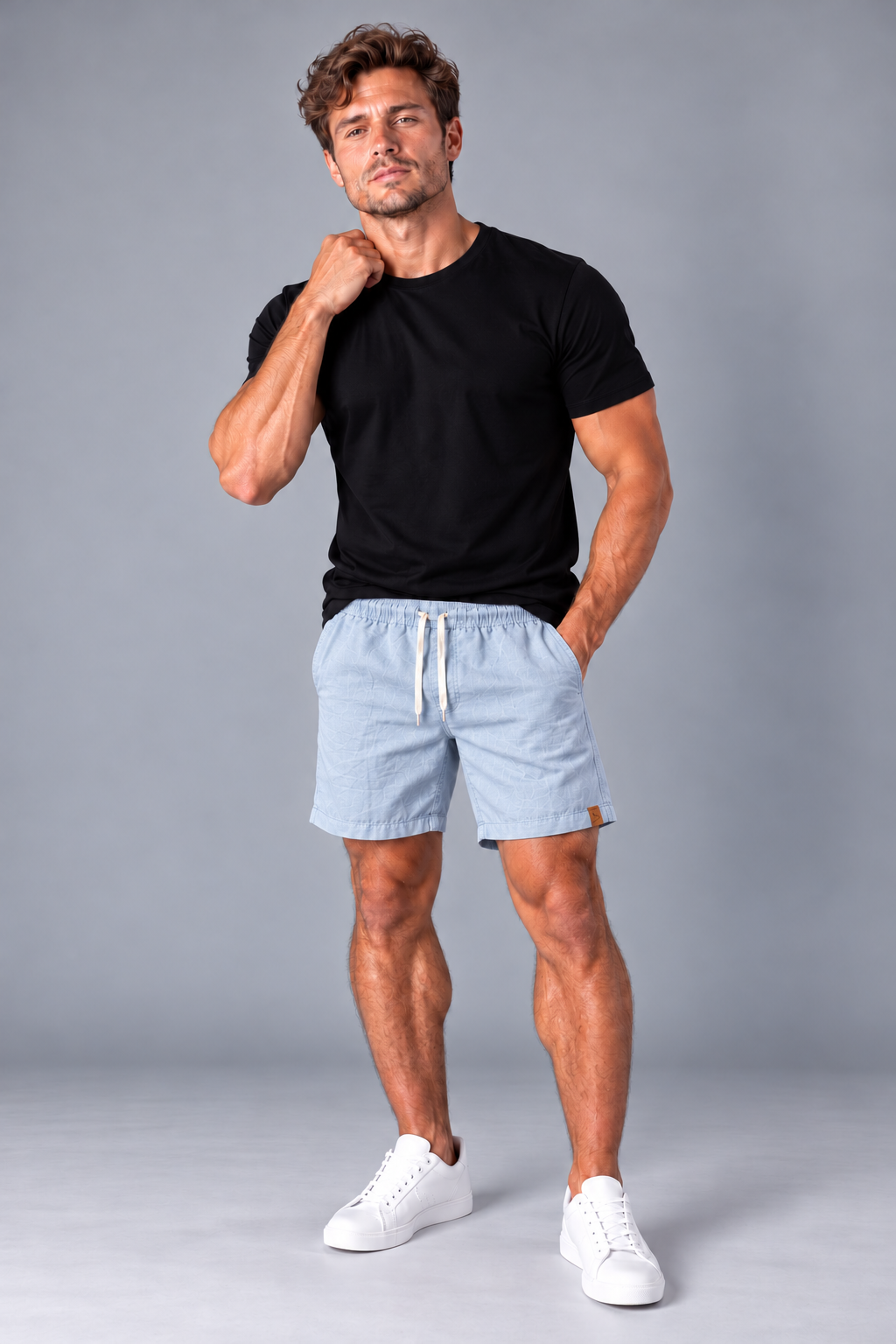 Short Linho - Azul Claro