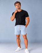 Short Linho - Azul Bebê