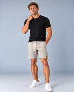 Short Linho - Cinza
