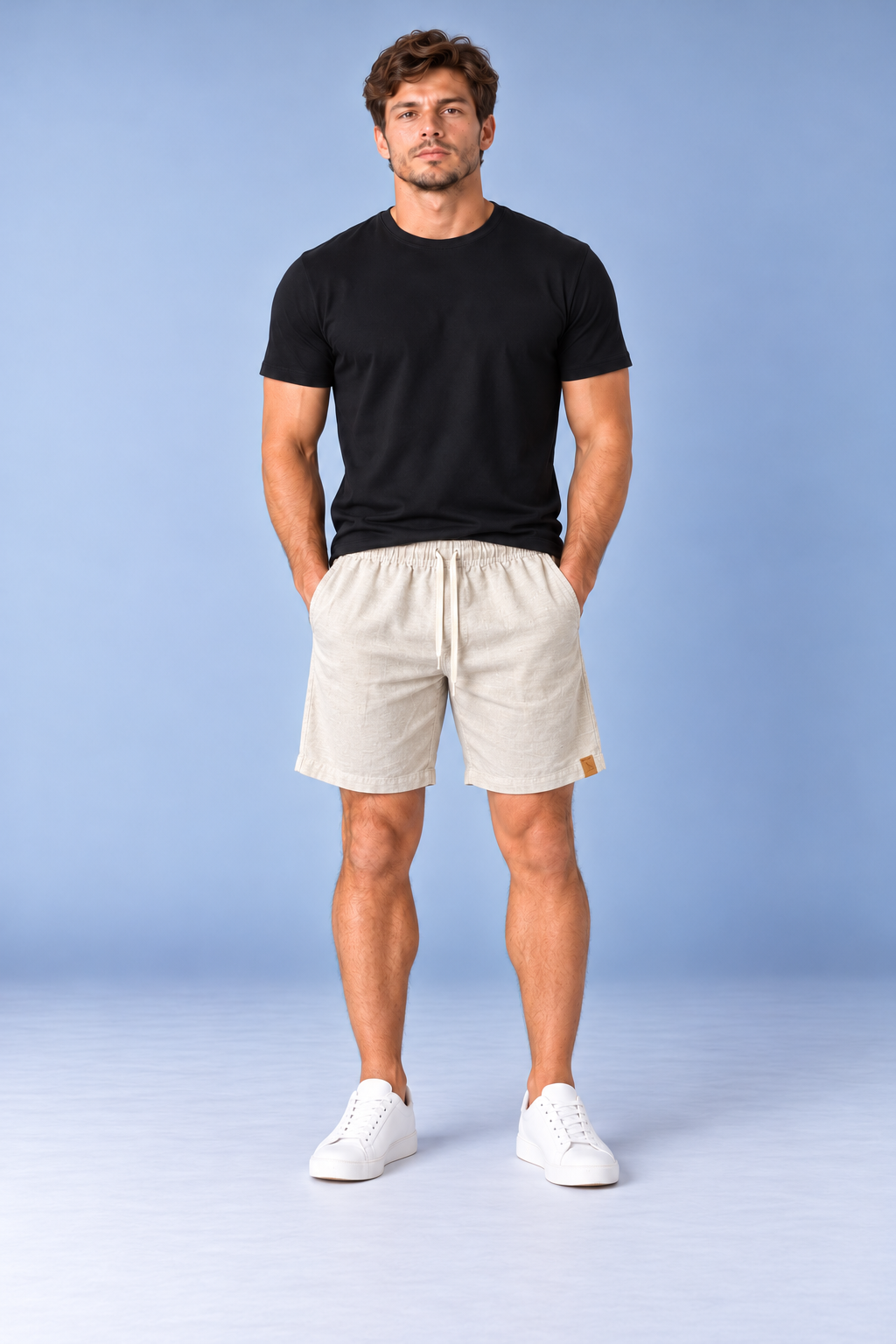 Short Linho - Cru