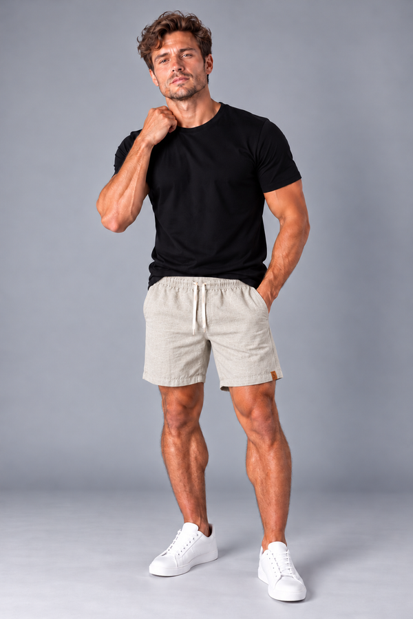 Short Linho - Verde Menta