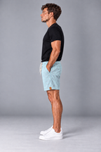 Short Linho - Azul Piscina