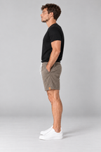 Short Linho - Marrom Escuro