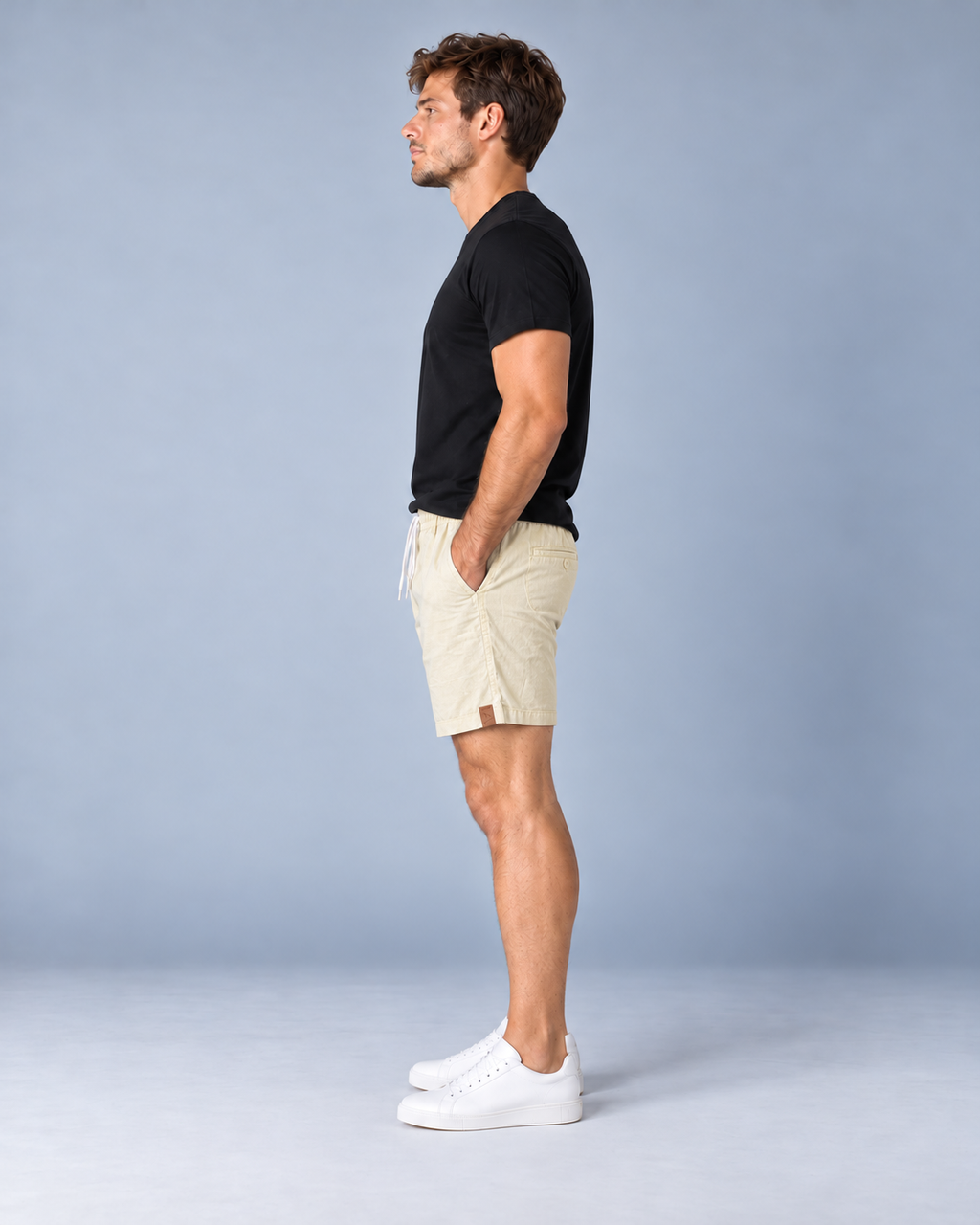 Short Linho - Amarelo Mantega