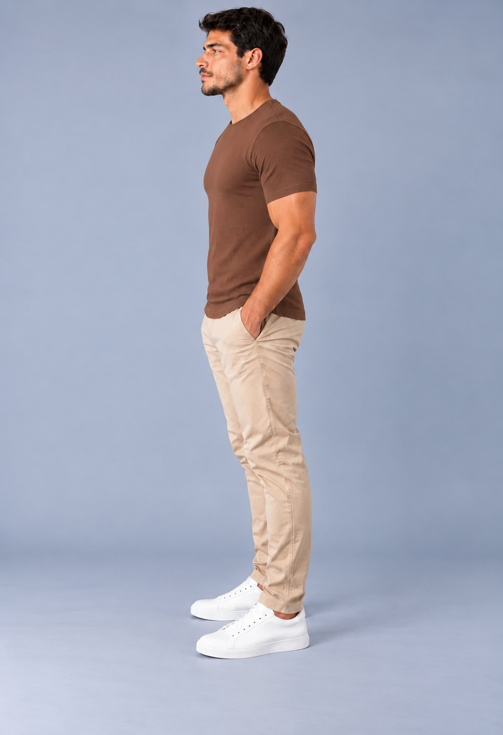 T-shirt Básica Confort LePug - Marrom