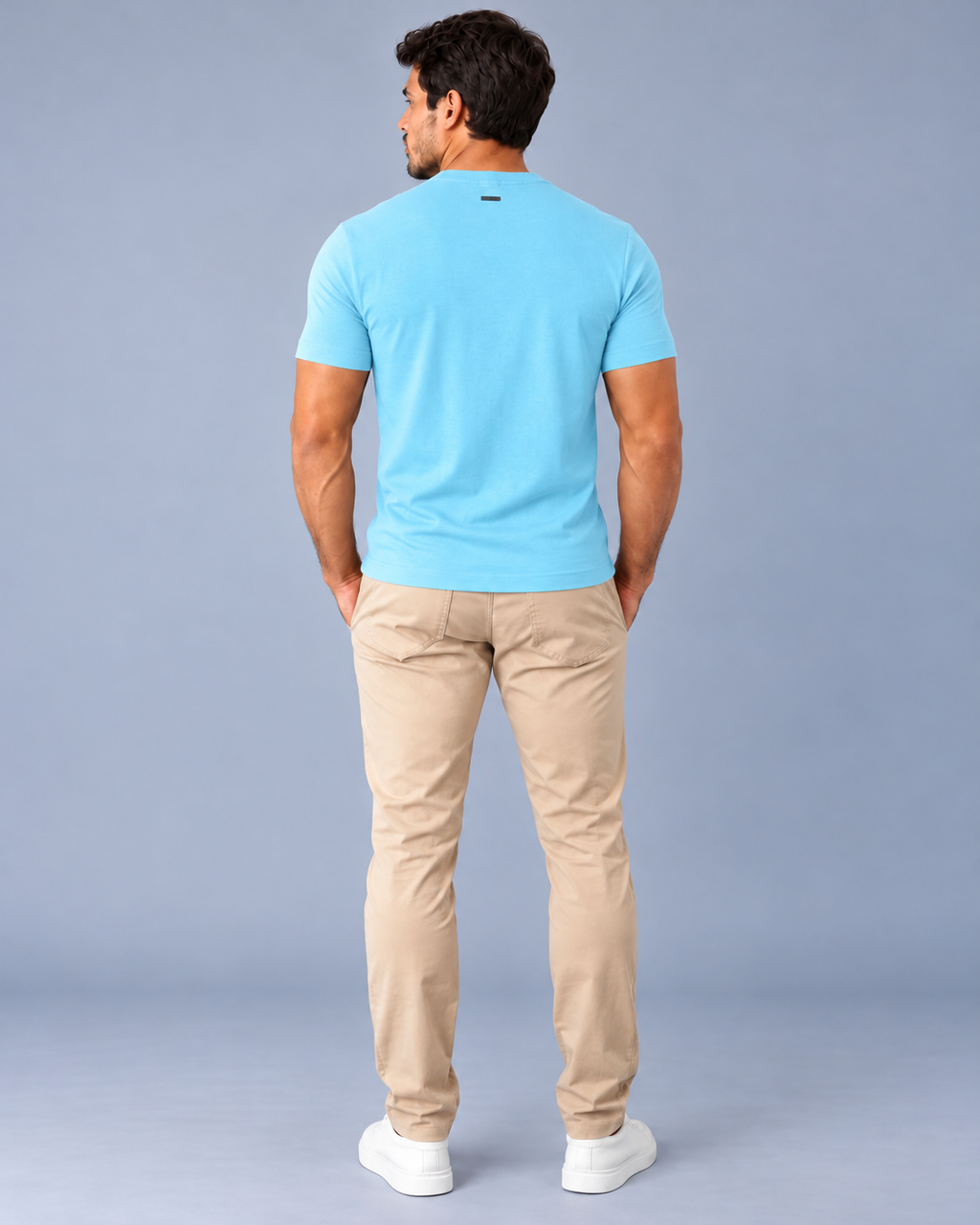 T-shirt Básica Confort LePug - Azul Bebê