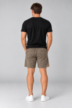 Short Linho - Marrom Escuro
