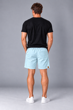 Short Linho - Azul Piscina