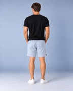 Short Linho - Azul Bebê