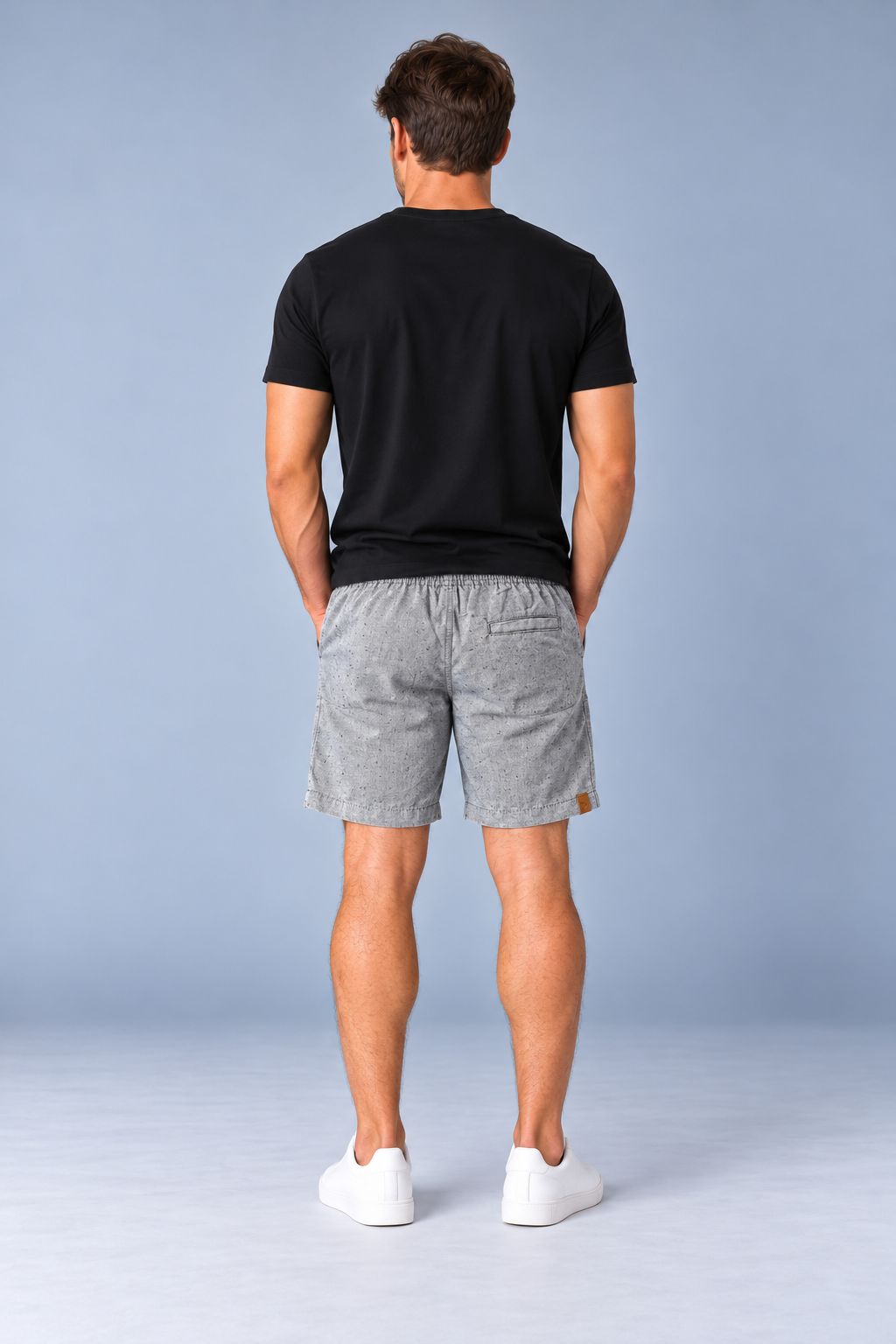 Short Linho - Cinza Escuro