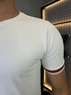 T-shirt com Punho - Off