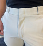 Calça Alfaiataria Corte Reto Roma - Cinza Claro