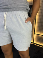 Short Linho Cinza Claro