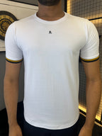 T-shirt com Punho - Branca