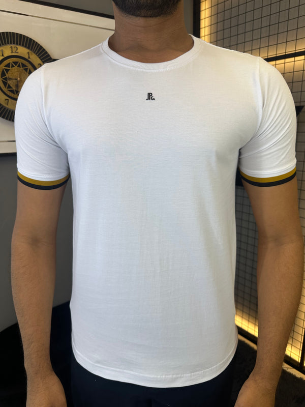 T-shirt com Punho - Branca