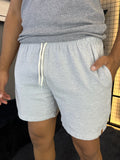 Short Linho Cinza Claro