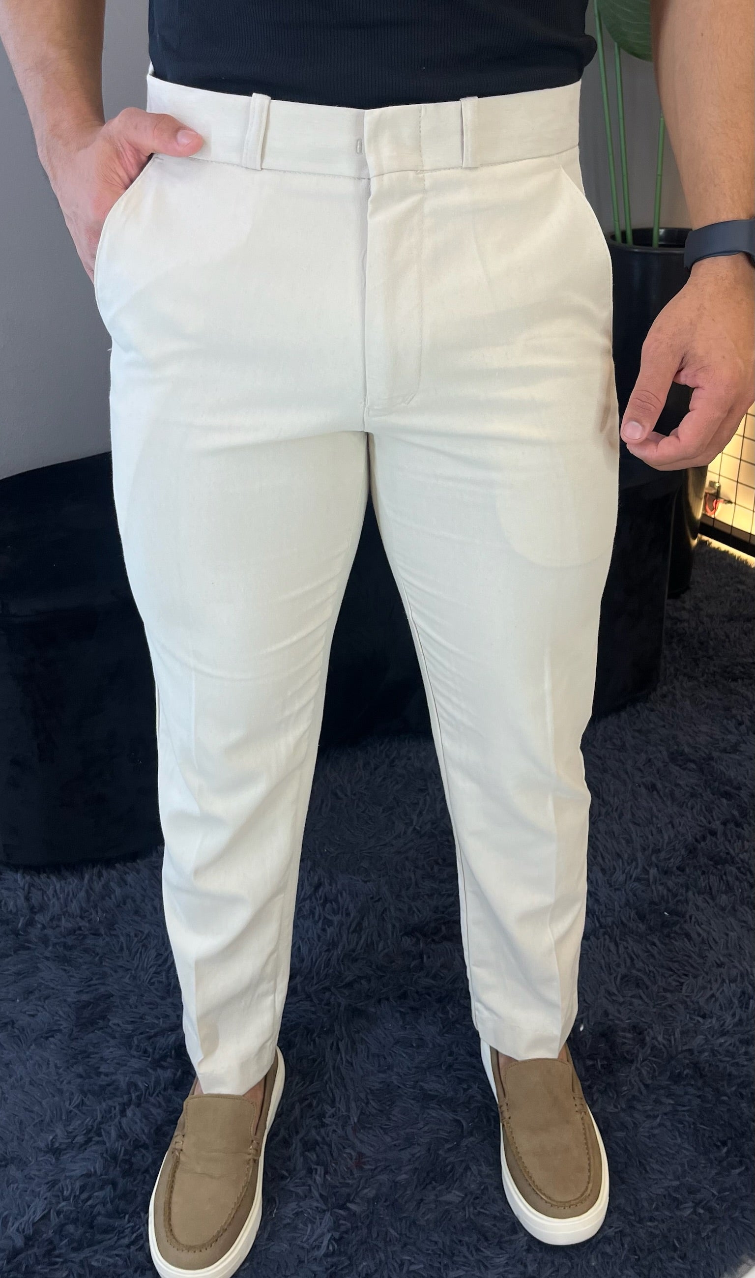 Calça Alfaiataria Corte Reto Veneza