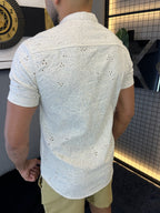 Camisa Gola Padre Bordada