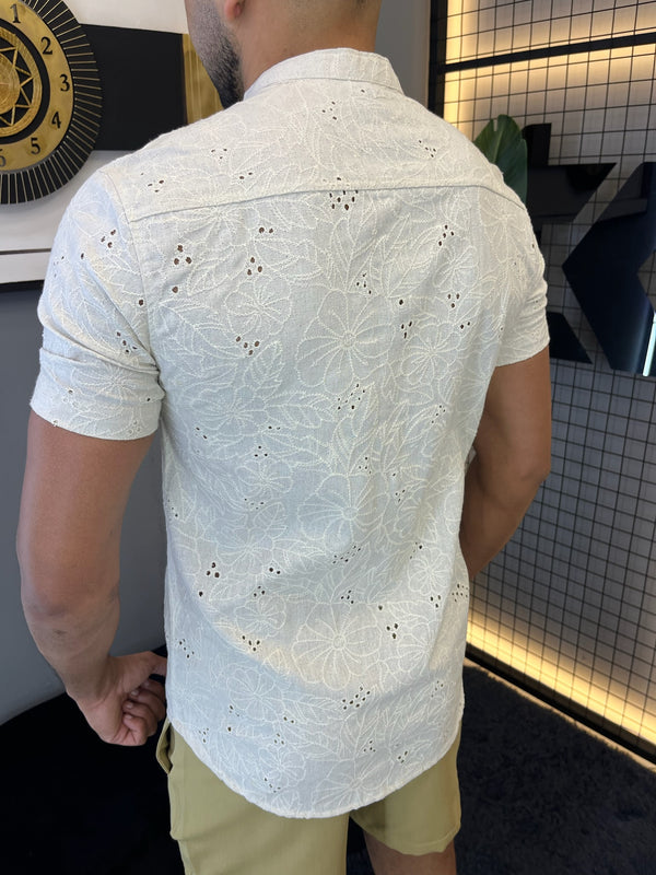 Camisa Gola Padre Bordada