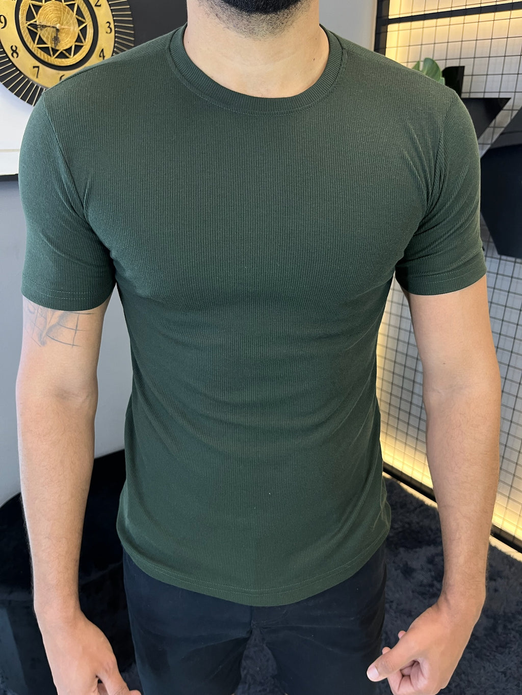 T-shirt Ribana Básica - Verde Militar