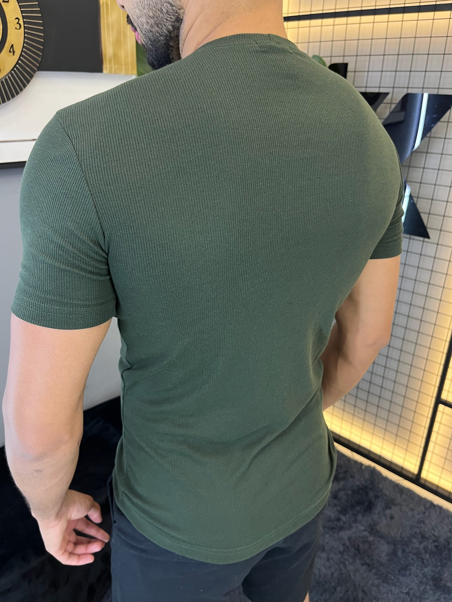 T-shirt Ribana Básica - Verde Militar