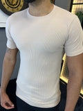 T-shirt Ribana Básica - Bege