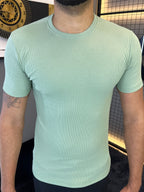 T-shirt Ribana Básica - Verde Claro