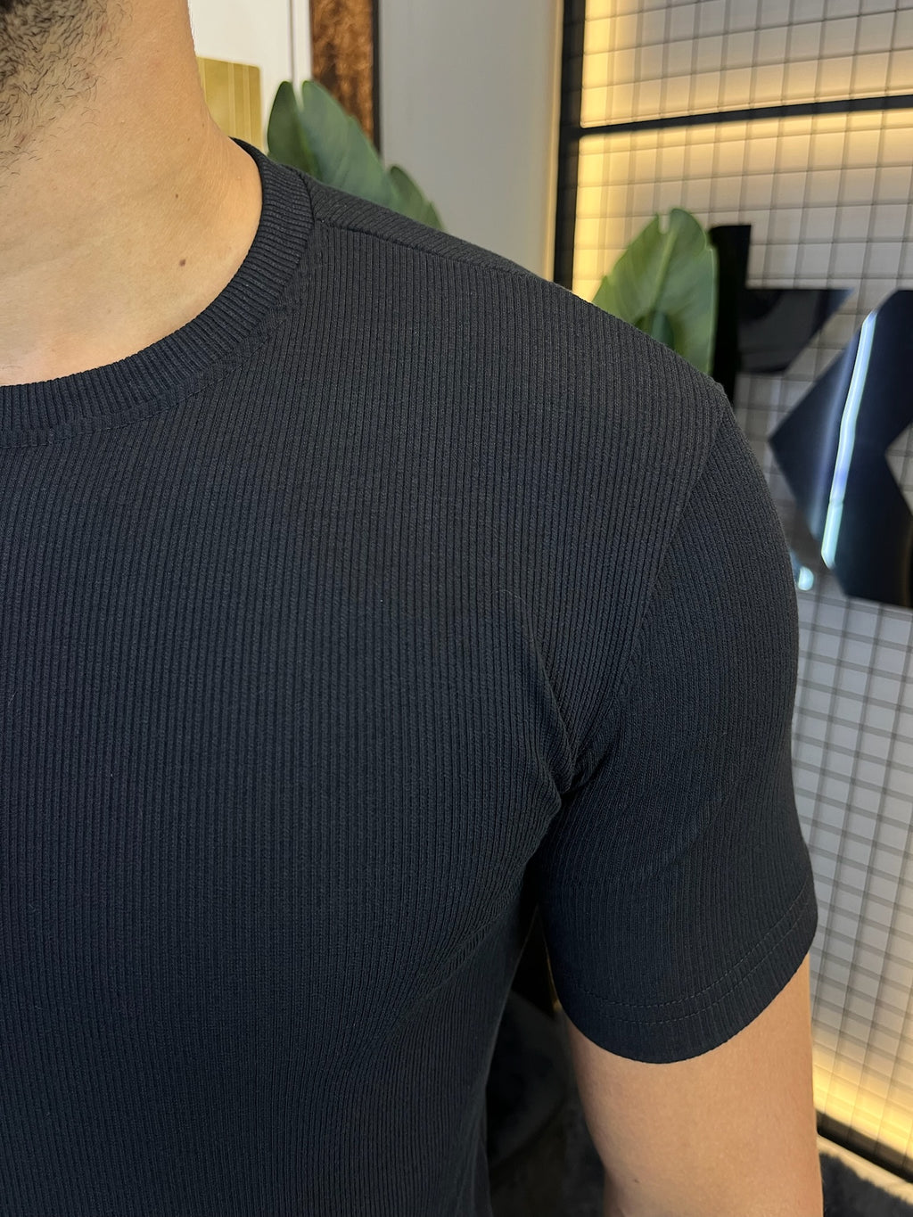 T-shirt Ribana Básica - Preta