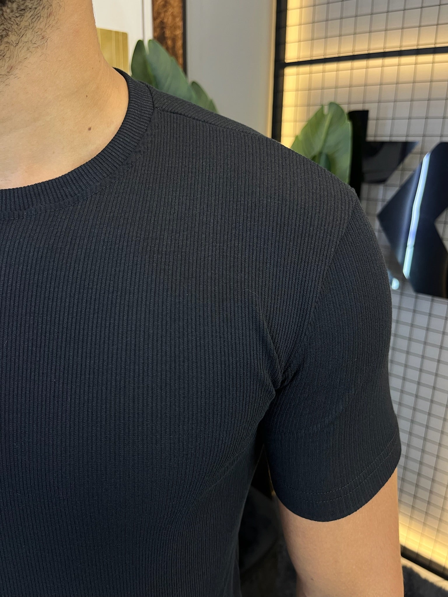 T-shirt Ribana Básica - Preta