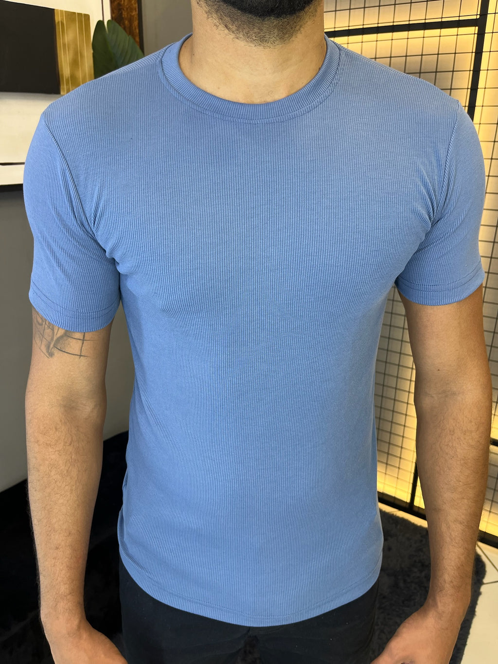 T-shirt Ribana Básica - Azul Petróleo