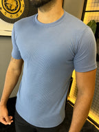 T-shirt Ribana Básica - Azul Petróleo