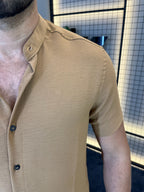 Camisa Gola Padre Dubai - Terracota
