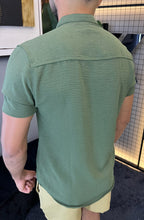 Camisa Gola Padre Dubai - Verde Militar