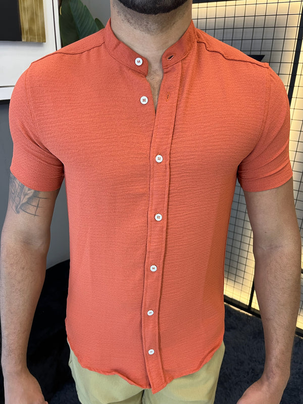 Camisa Gola Padre Dubai - Telha