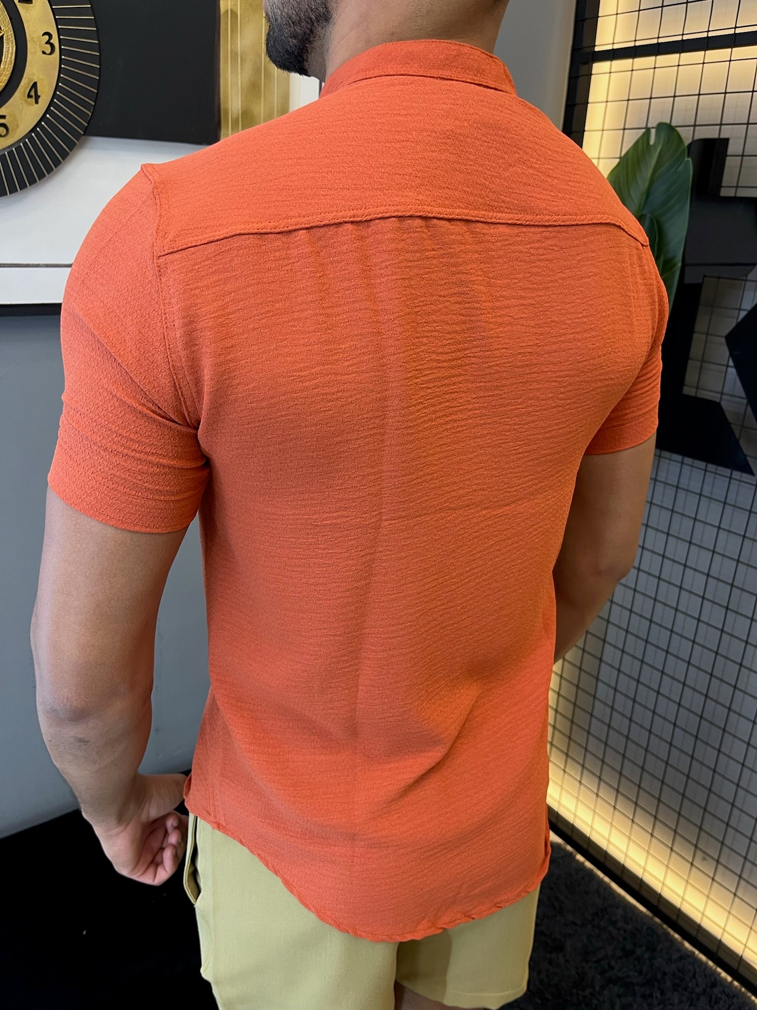 Camisa Gola Padre Dubai - Telha