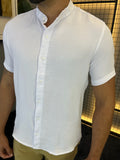 Camisa Gola Padre Dubai - Branca