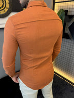 Camisa Linho Lisboa Manga Longa