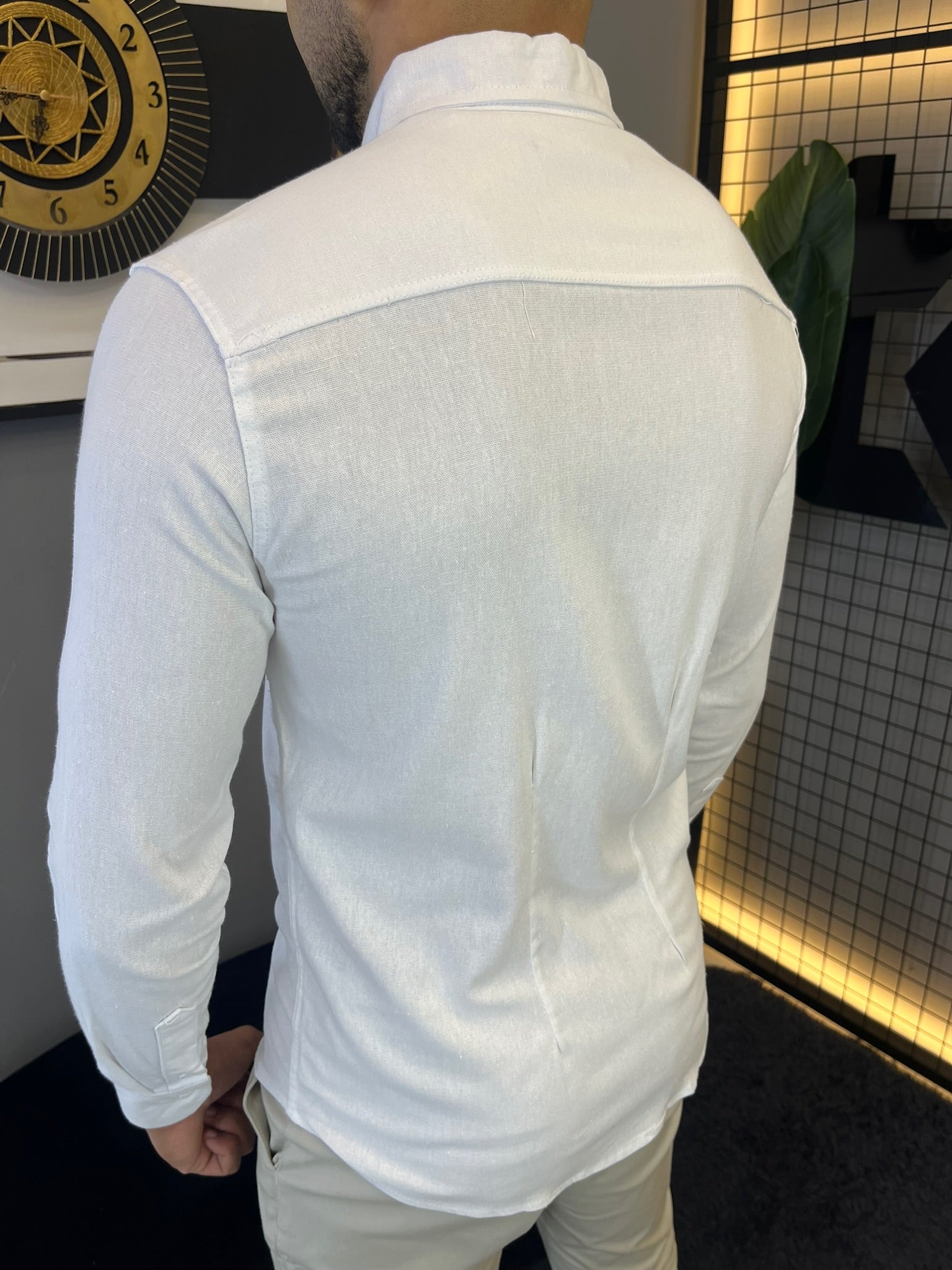 Camisa Linho Lisboa Manga Longa