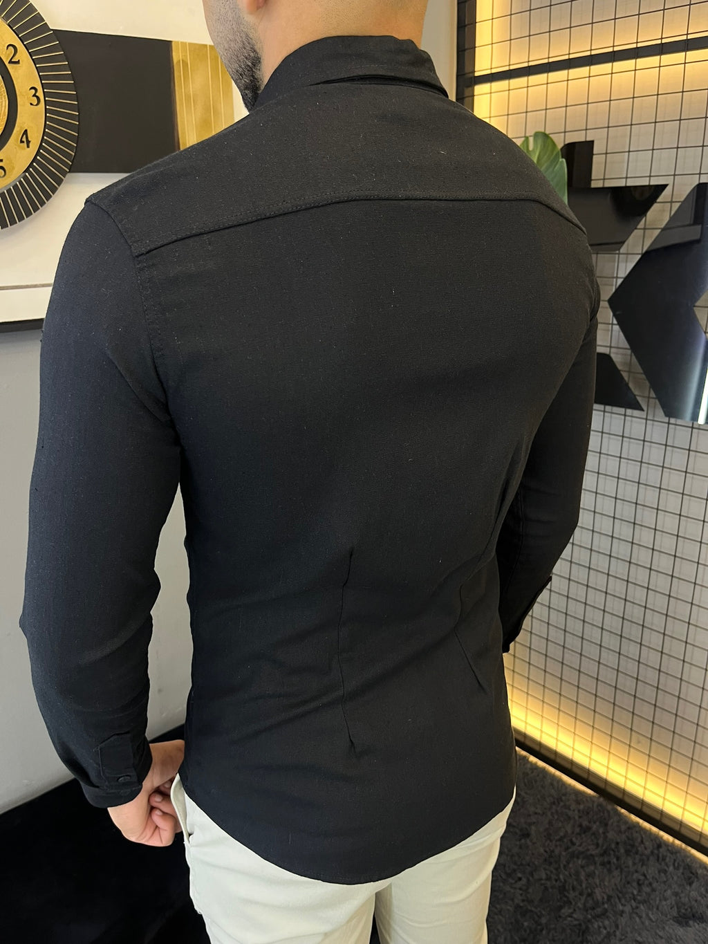 Camisa Linho Lisboa Manga Longa